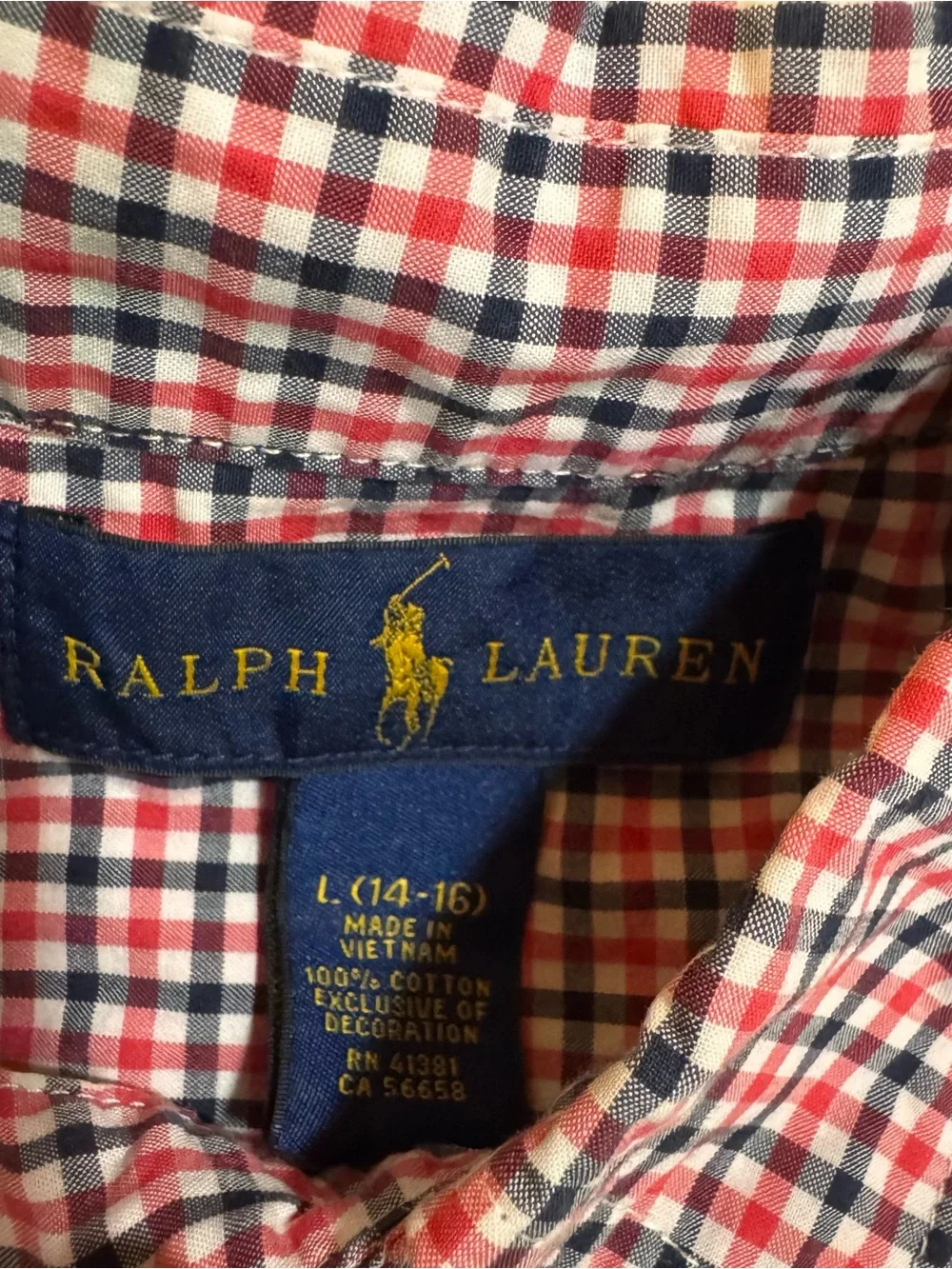 Ralph Lauren Boys Large Lot of 5 Button-Down Shirts